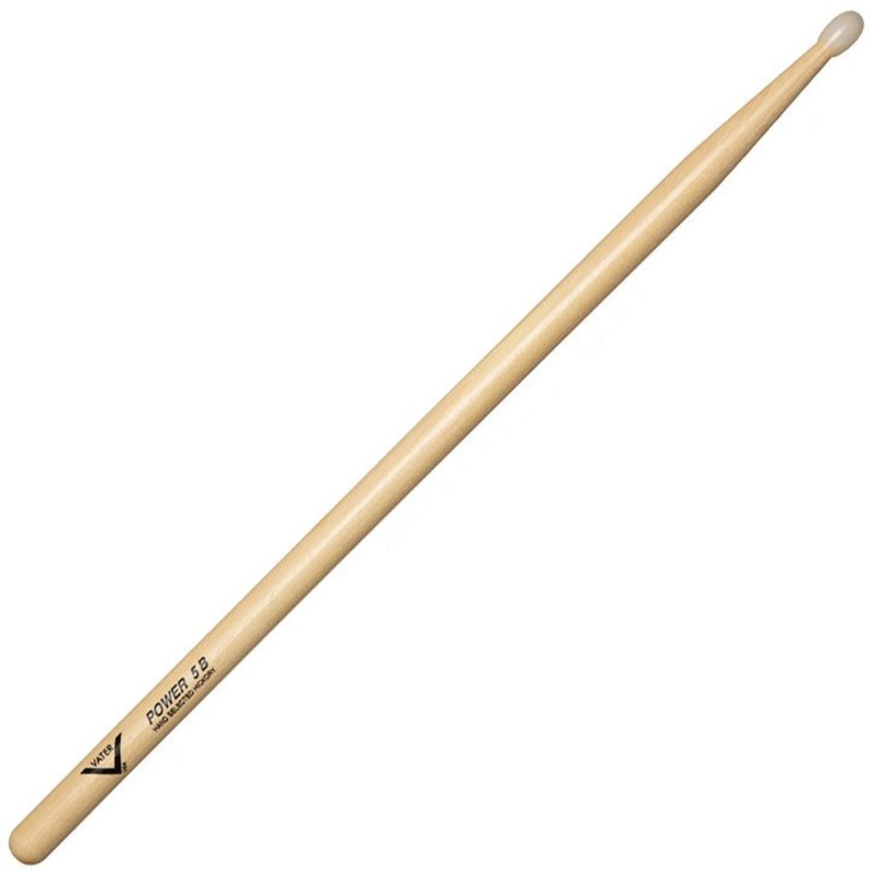Vater Hickory Power 5B Nylon Tip Drumsticks