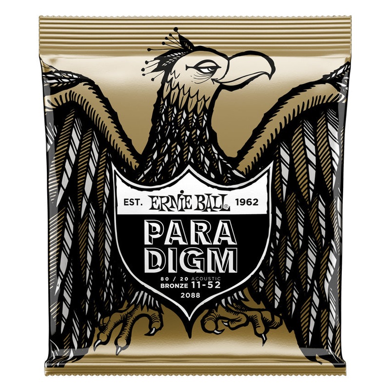 Ernie Ball Paradigm Medium Phosphor Bronze Acoustic Guitar Strings – 13-56 Gauge Set