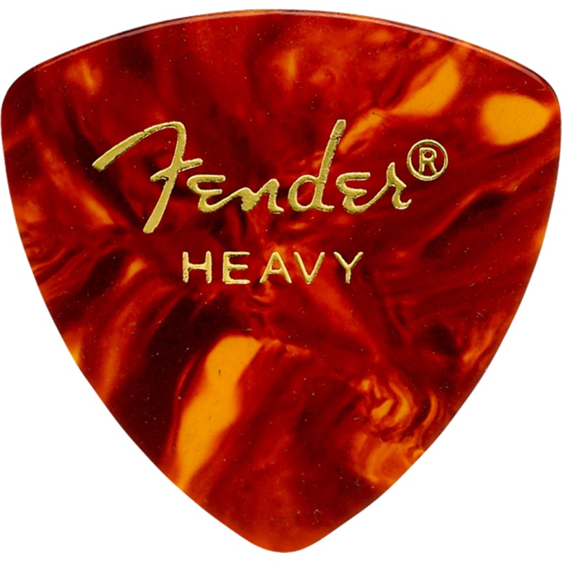 Fender 346 Heavy 12 Pack Picks – Classic Celluloid Shell
