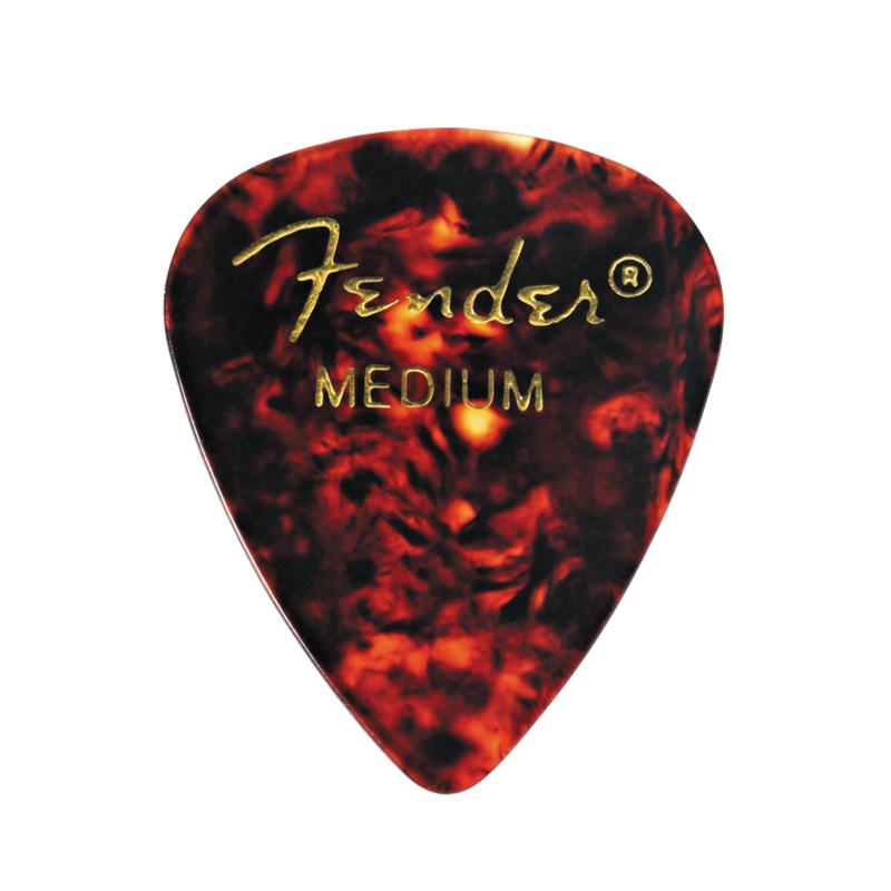Fender 351 Medium Picks – Tortoise Shell (12 Pack)