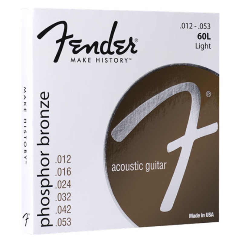 Fender 60CL Phosphor Bronze Acoustic Guitar Strings – Custom Light