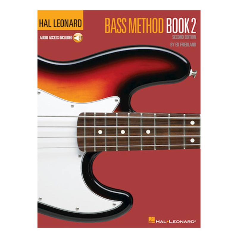 Hal Leonard Bass Method Book 2 – 2nd Edition Book/Online Audio