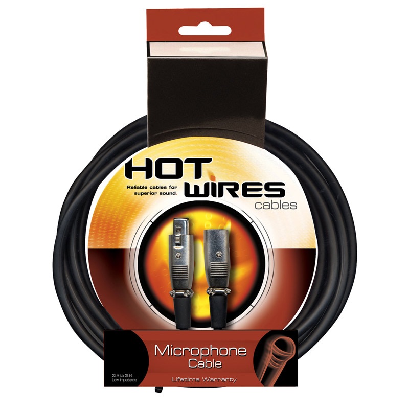 Hot Wire MC12-20 XLR Microphone XLR Cable – 20 ft.