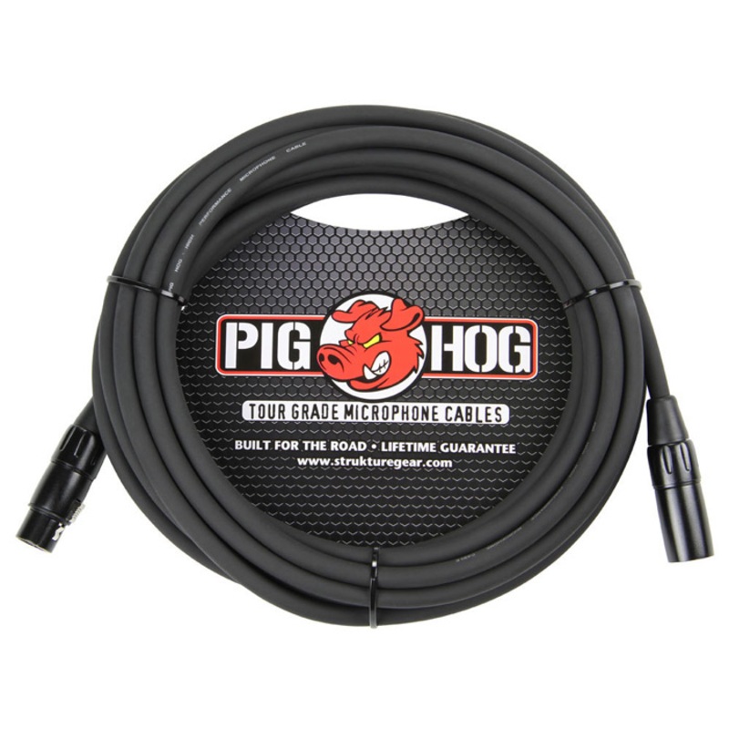 Pig Hog PHM25 8mm Microphone XLR Cable – 25 ft.