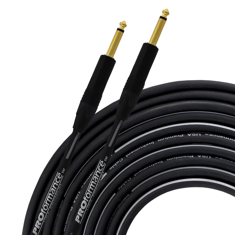 ProFormance PRP-25 USA Hot Shrink Straight to Straight Instrument Cable – 25 ft.