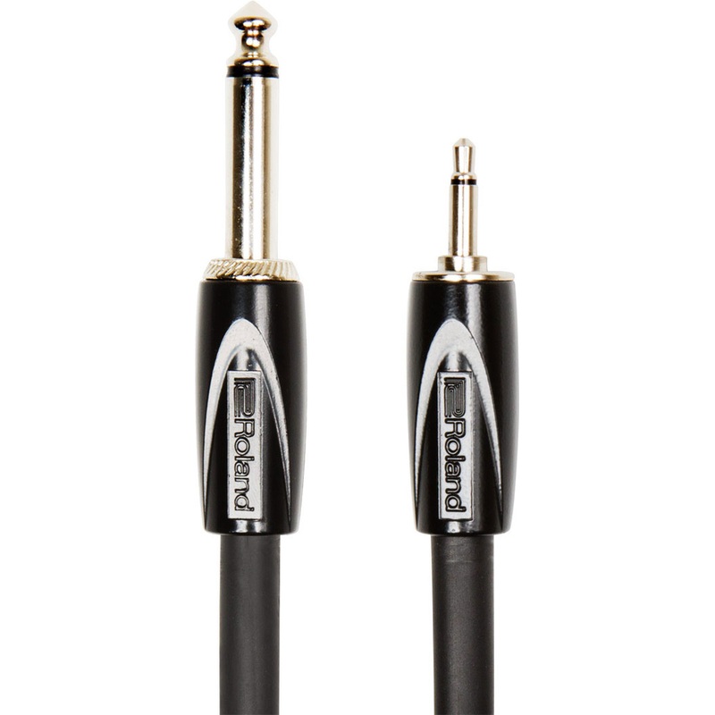 Roland RCC-5-3514 Black Series Interconnect Cable, 1/8in to 1/4in – 5 ft.