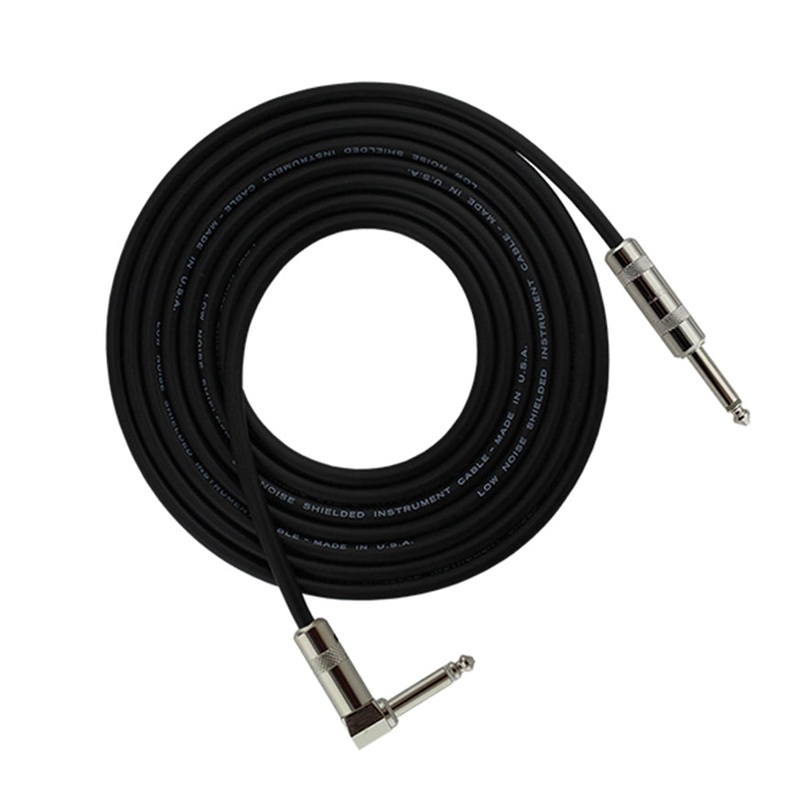 StageMASTER SEGL-15 USA Straight to Angle Instrument Cable – 15 ft.