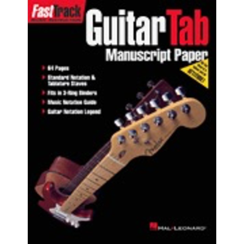 FastTrack Guitar Tab Manuscript Paper