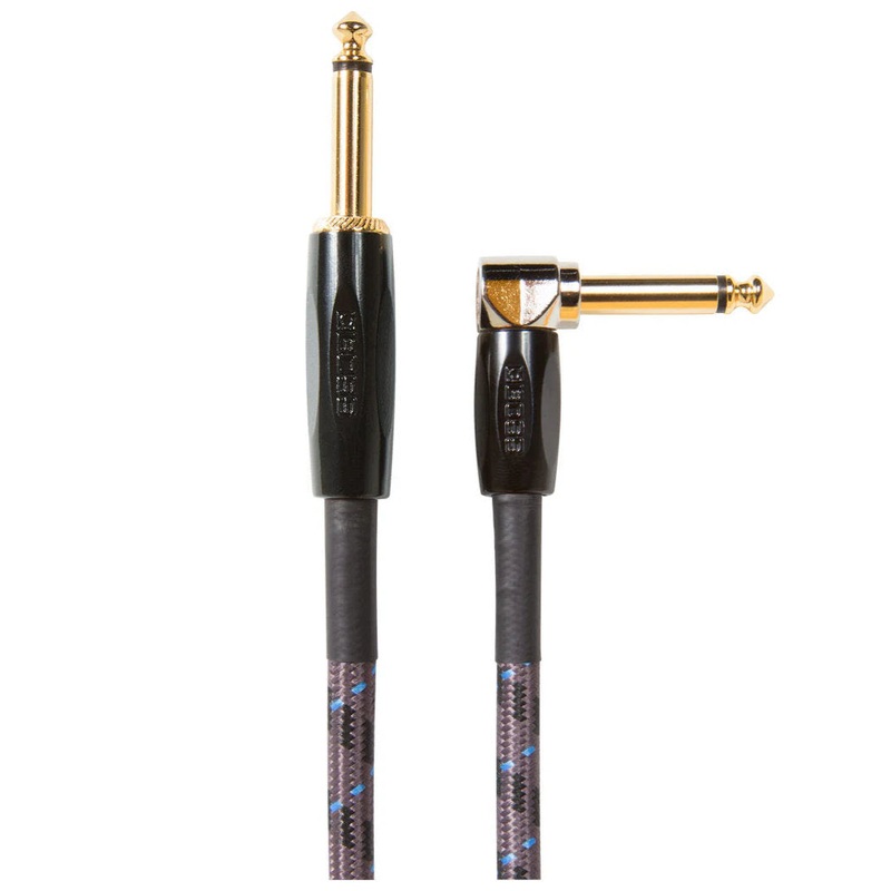 BOSS BIC-10A Straight to Angle Instrument Cable – 10 ft.