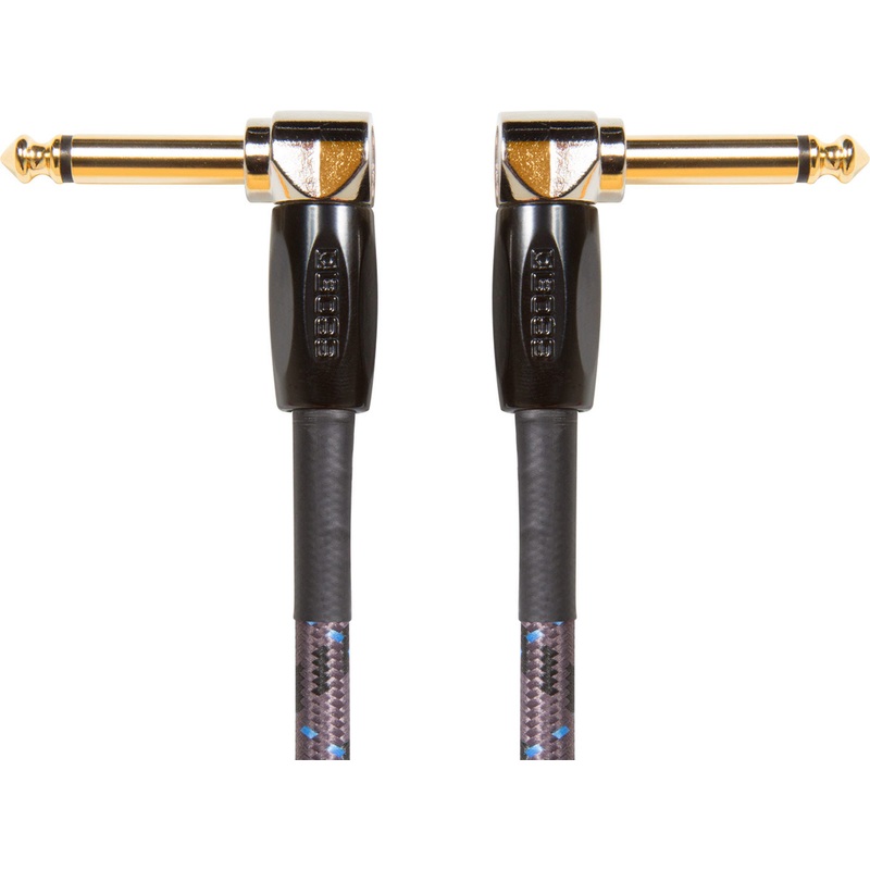 BOSS BIC-PC-3 Angled to Angled Instrument Cable – 3-Pack – 6 in.
