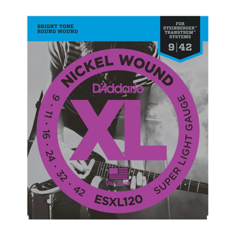 D’Addario ESXL120 Nickel Wound Super Light Double BallEnd Electric Guitar Strings