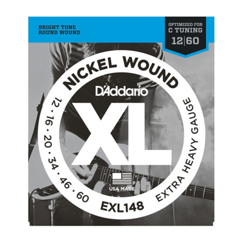 DAddario EXL148 Nickel Wound Electric Guitar Strings Extra Heavy 12-60