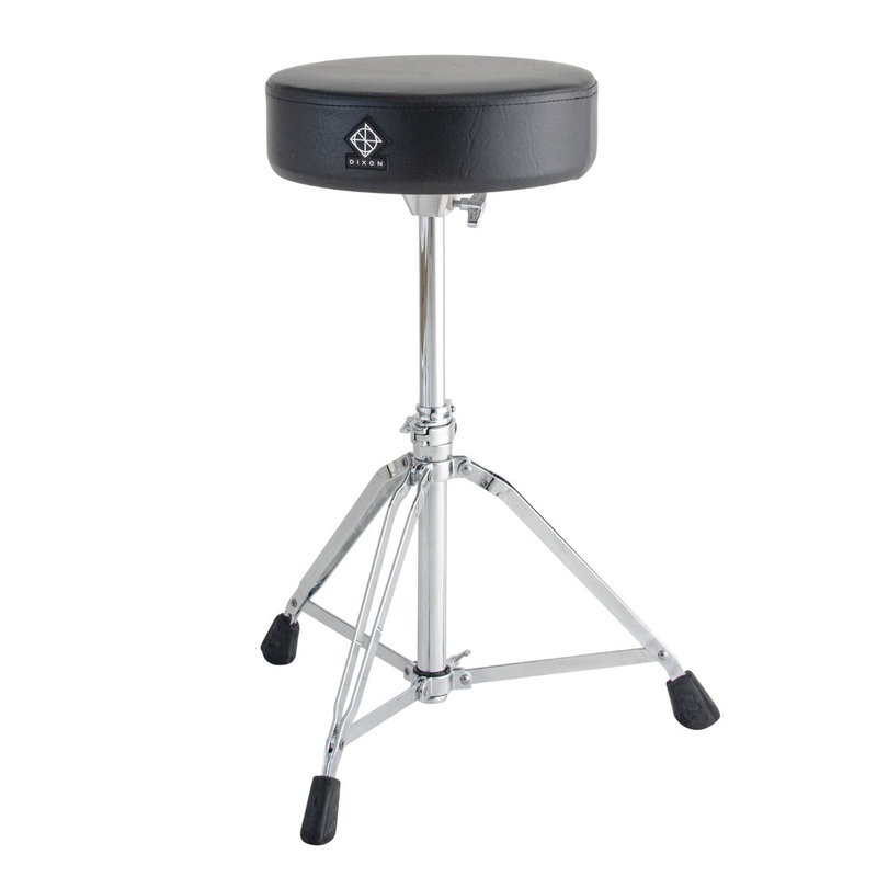 Dixon PSN-8 80-Series Double-Braced Drum Throne – Black Vinyl