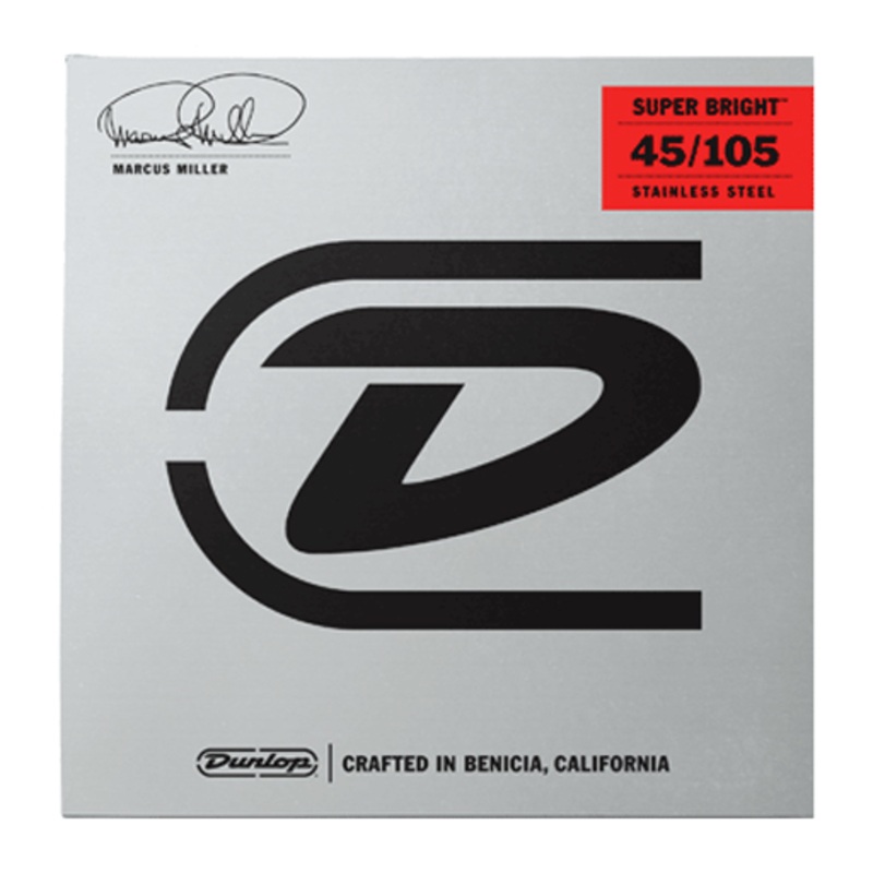 Dunlop DBMMS45105 Marcus Miller Super Bright Bass 4 String Set 45-105