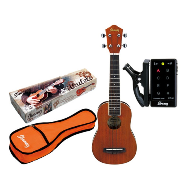 Ibanez Soprano Ukulele Package w/ Bag and Tuner