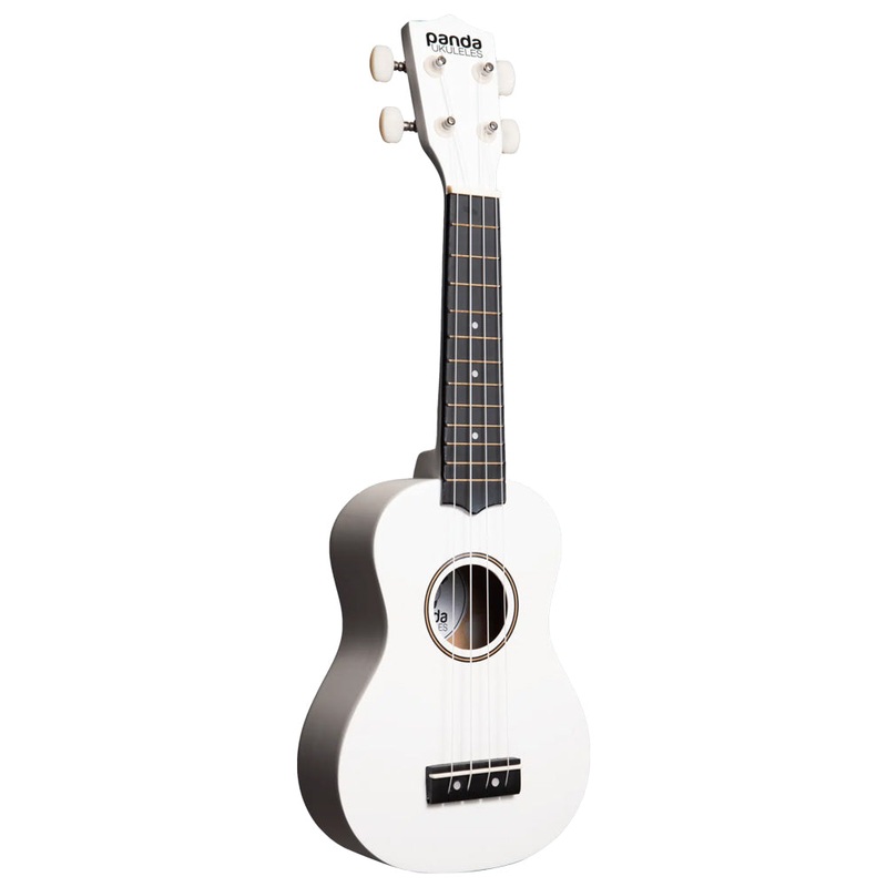 Panda Soprano Ukulele – White