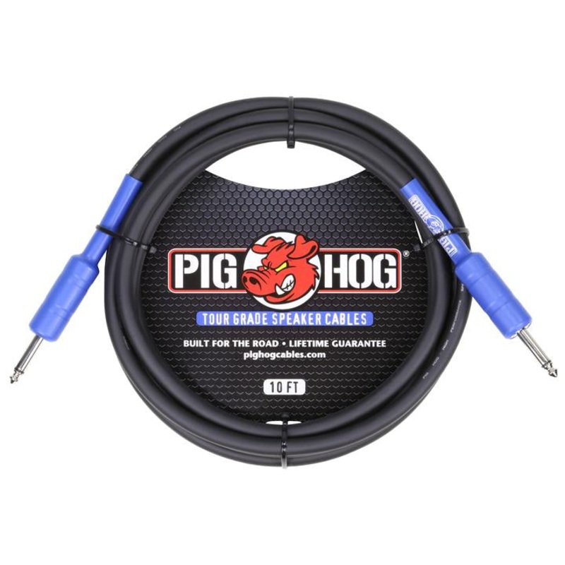 Pig Hog PHSC10 1/4 in. to 1/4 in. Speaker Cable – 10 ft.