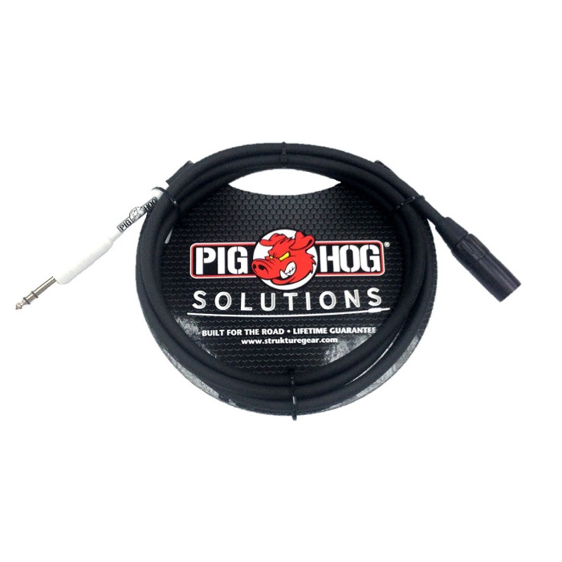 Pig Hog PX4T6 Solutions XLR male – 1/4 in. TRS – 6 ft.