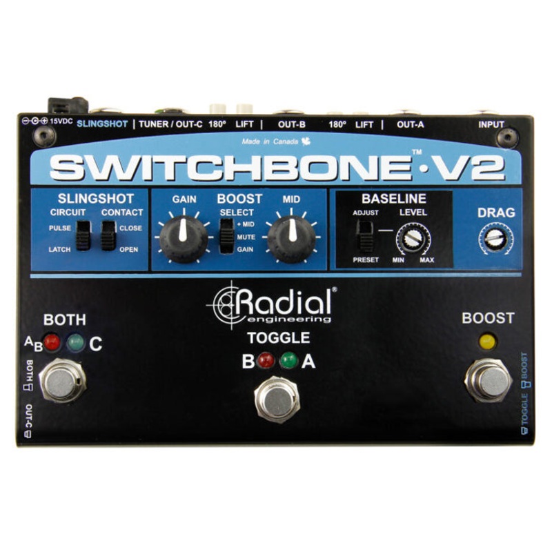 Radial Switchbone-V2 ABY/C Switcher Pedal