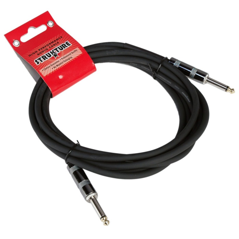 Strukture SC10R Rubber Straight to Straight Instrument Cable – 10 ft.