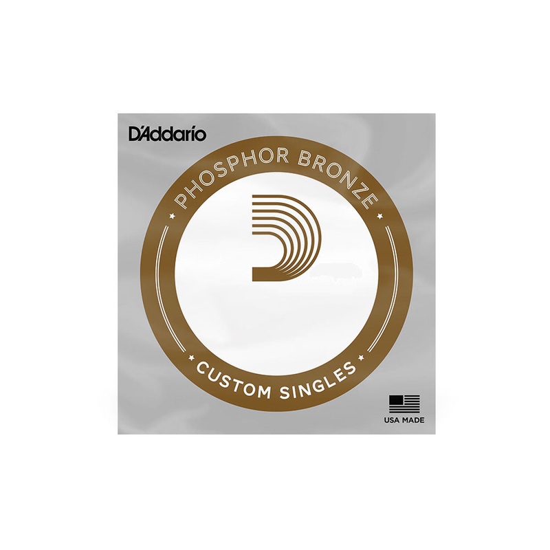 D’Addario – PB032 – Phosphor Bronze Wound Single Acoustic Guitar String .032