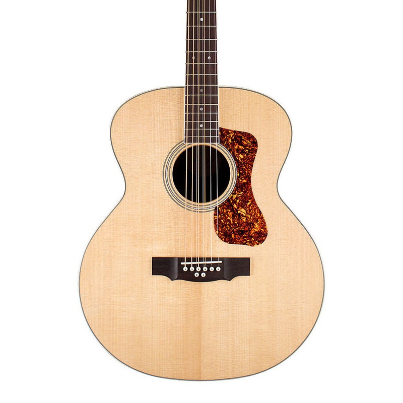 Guild BT-258E Deluxe 8-String Baritone Acoustic-Electric Guitar – Natural Gloss