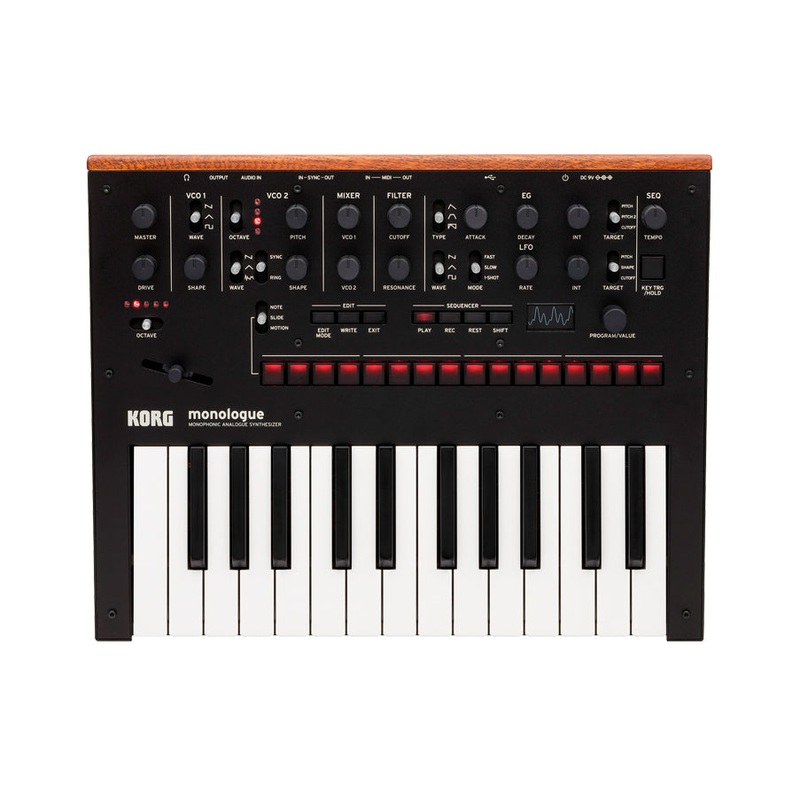 Korg Monologue Monophonic Analogue Synthesizer – Black