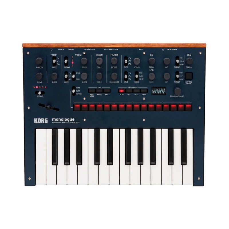 Korg Monologue Monophonic Analogue Synthesizer – Blue