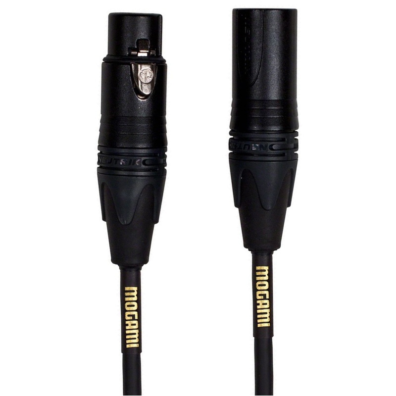 Mogami GOLD STUDIO-25 Gold Stage Microphone XLR Cable – 25 ft.