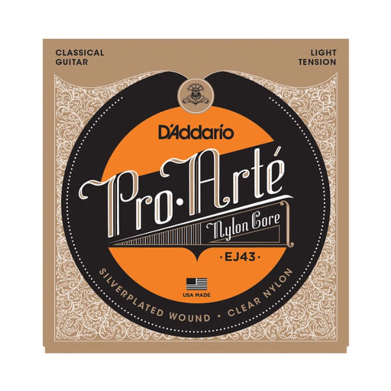 DAddario EJ43 Pro-Arte Nylon Classical Guitar Strings Light Tension