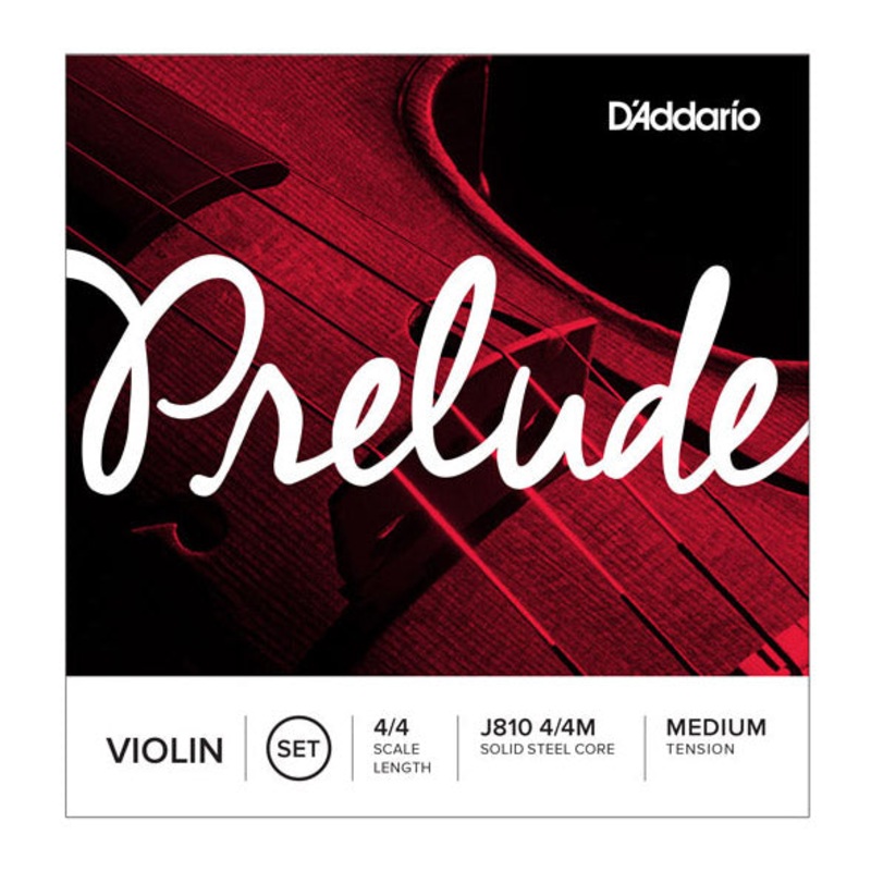 DAddario J810 4/4M Medium Tension Prelude 4/4 Scale Violin String