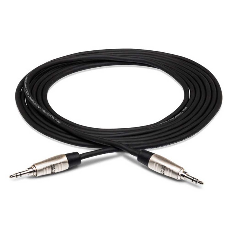 Hosa – HMM-005 – 5 ft Pro Stereo Interconnect Cable – REAN 3.5mm TRS Male to Same