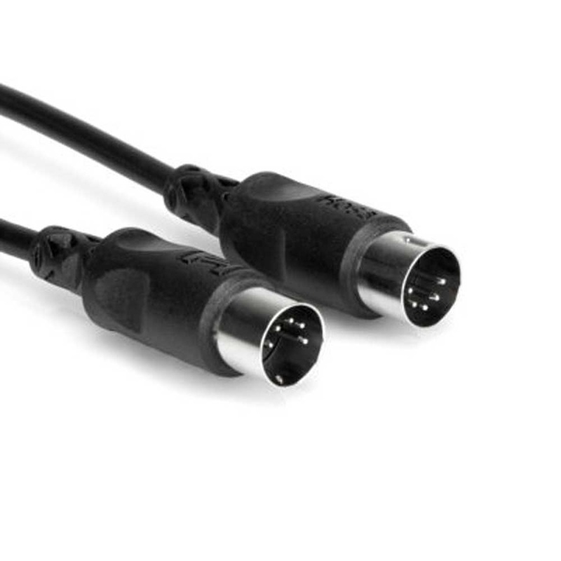 Hosa – MID-310BK – 10 ft MIDI Cable – Single 5-pin DIN to Same