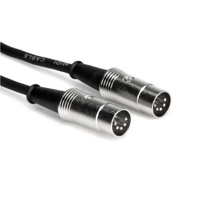 Hosa – MID-515 – 15 ft Pro MIDI Cable – Single Serviceable 5-pin DIN to Same