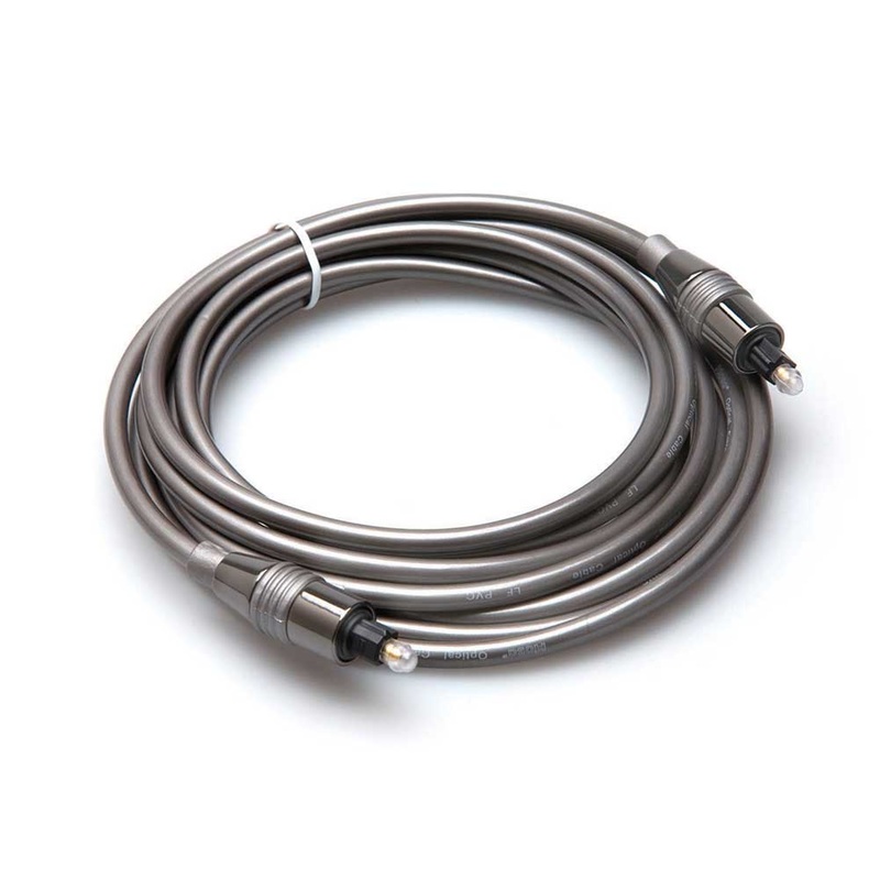 Hosa – OPM-315 – 15 ft Pro Fiber Optic Cable – Toslink Male to Same