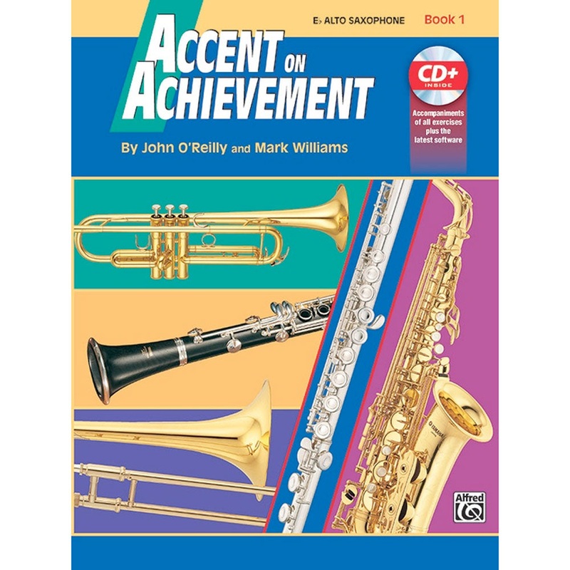 Alfred – 00-17087 – Accent on Achievement – Alto Saxophone – Book 1 with CD