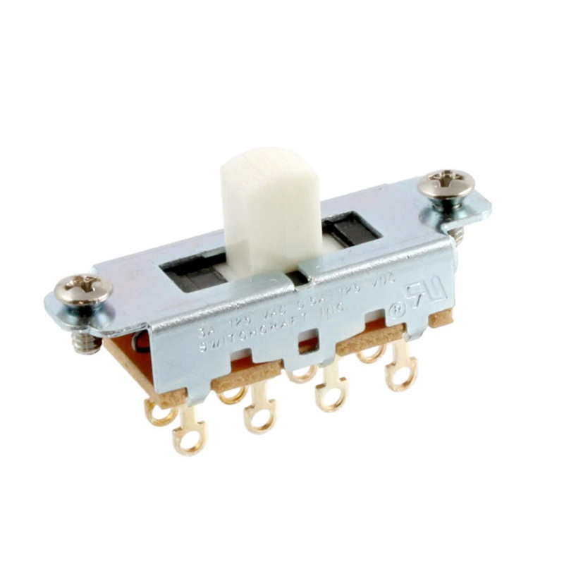 All Parts – EP-0621 – Slide Switch For Mustang – White Knob
