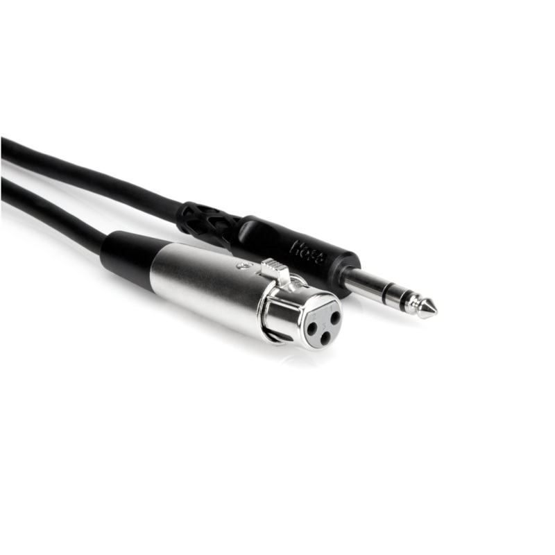 Hosa Balanced Interconnect Cable, 1/4 in. to XLR – 10 ft.