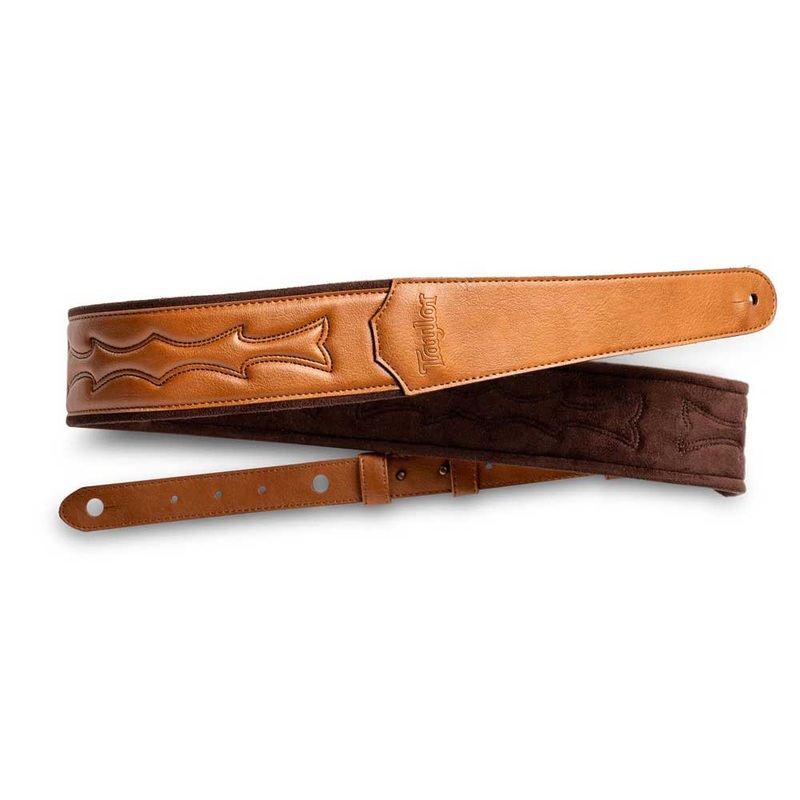 Taylor 4202-27 Vegan Leather 2.75 in. Guitar Strap – Tan