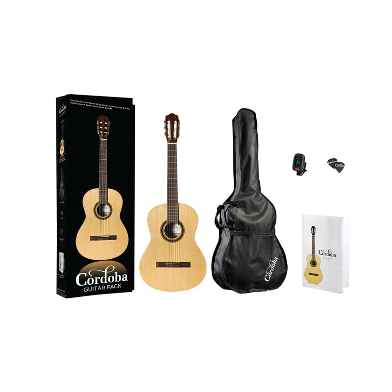 Cordoba Protege CP100 Acoustic Classical Guitar – Pack