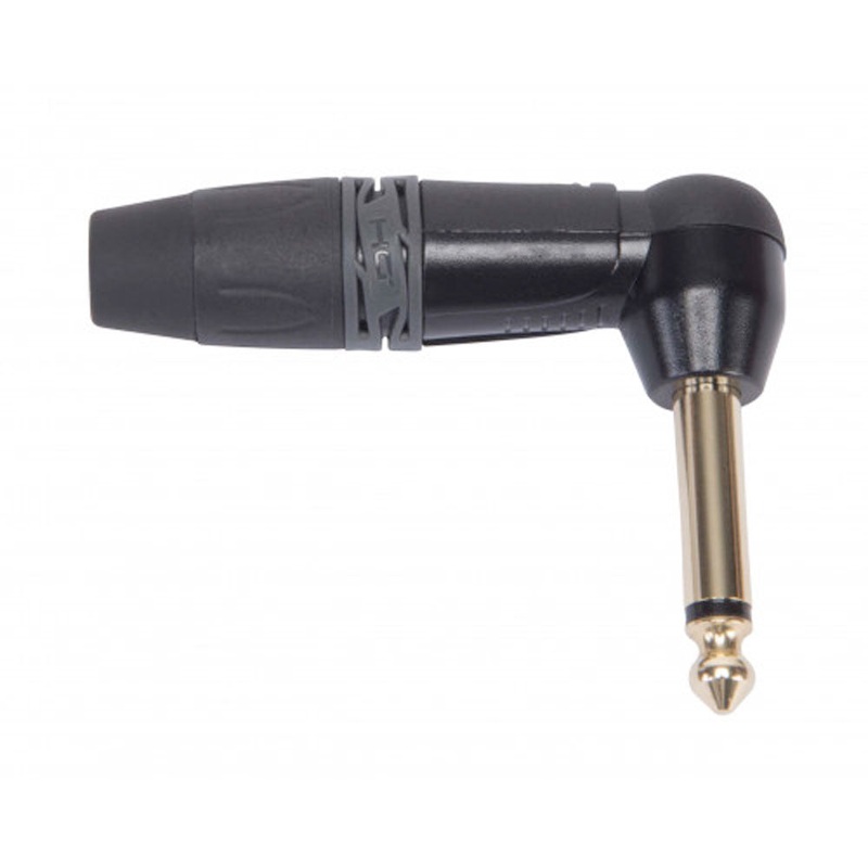 DieHard DHJ63MABK ONEHERO Right Angle Mono Jack Plug – 1/4 in. – Black