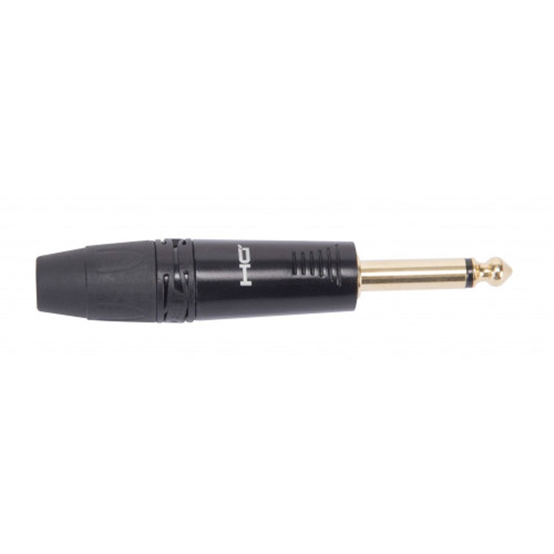DieHard DHJ63MBK ONEHERO Straight Mono Jack Plug – 1/4 in. – Black