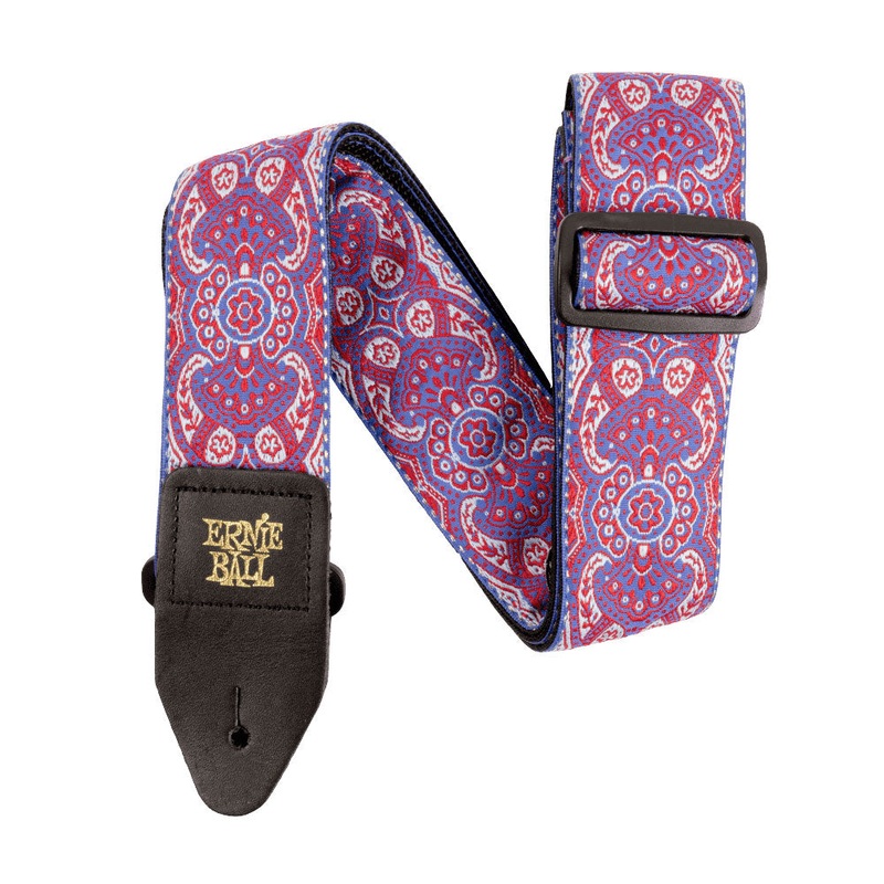 Ernie Ball P05332 Jacquard Design Polypro 2 in. Guitar Strap – Paisley Dream