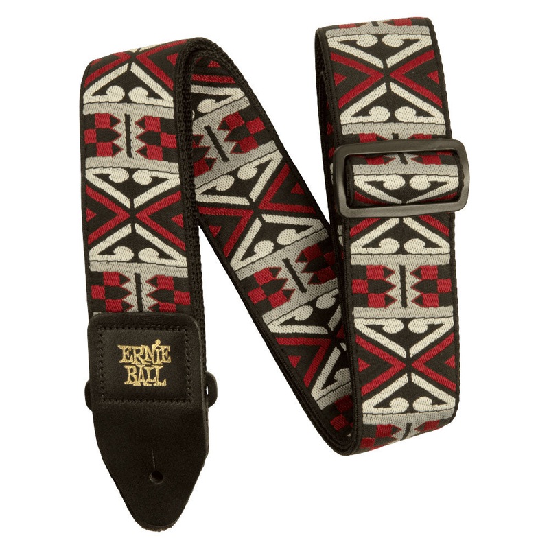 Ernie Ball P05339 Jacquard Design Polypro 2 in. Guitar Strap – Primal Red