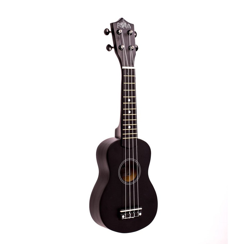 Panda Soprano Ukulele – Black