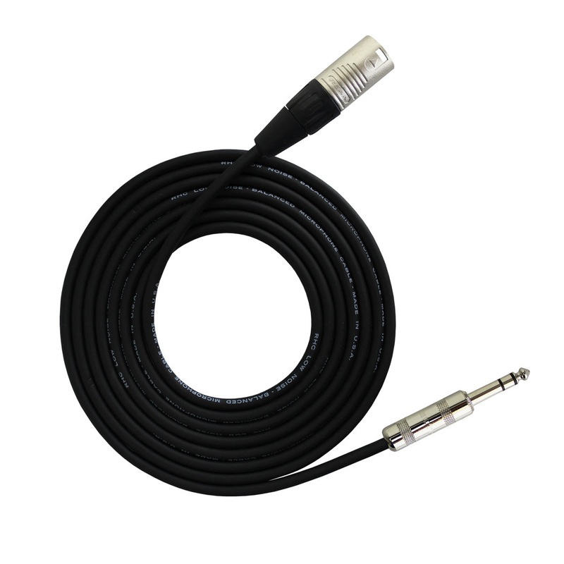 ProFormance USA Balanced Line Cable, 1/4 in. to XLR – 15 ft.