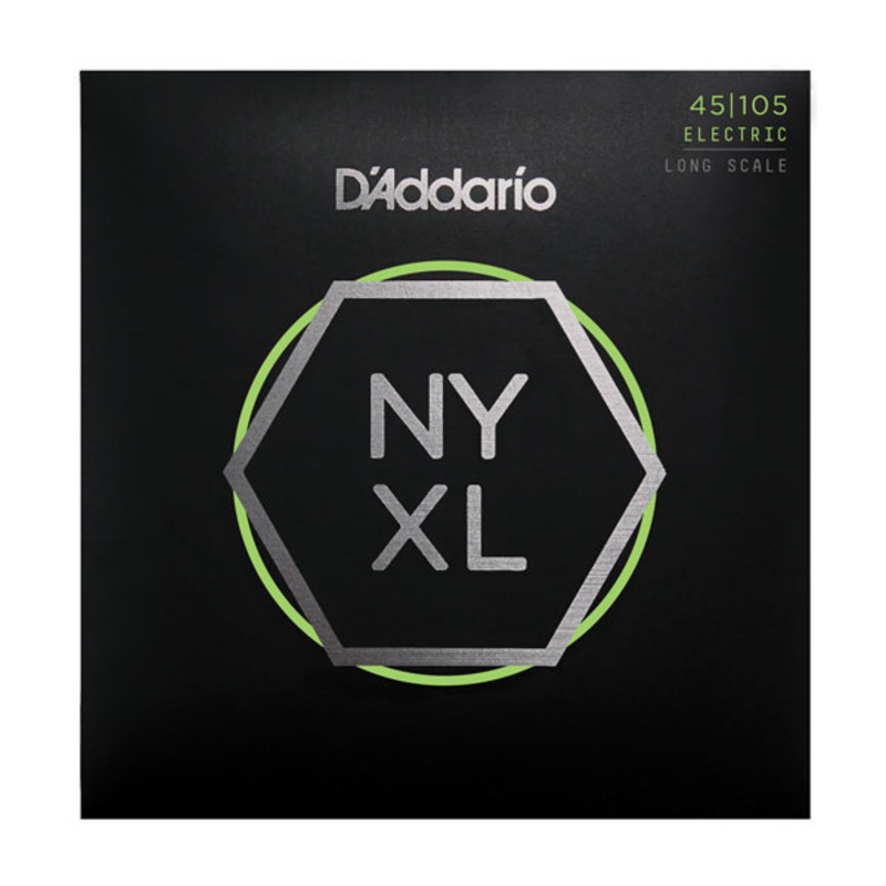 DAddario NYXL45105 Nickel Wound Bass Guitar Strings Light Top / Med Bottom 45-105 Long Scale