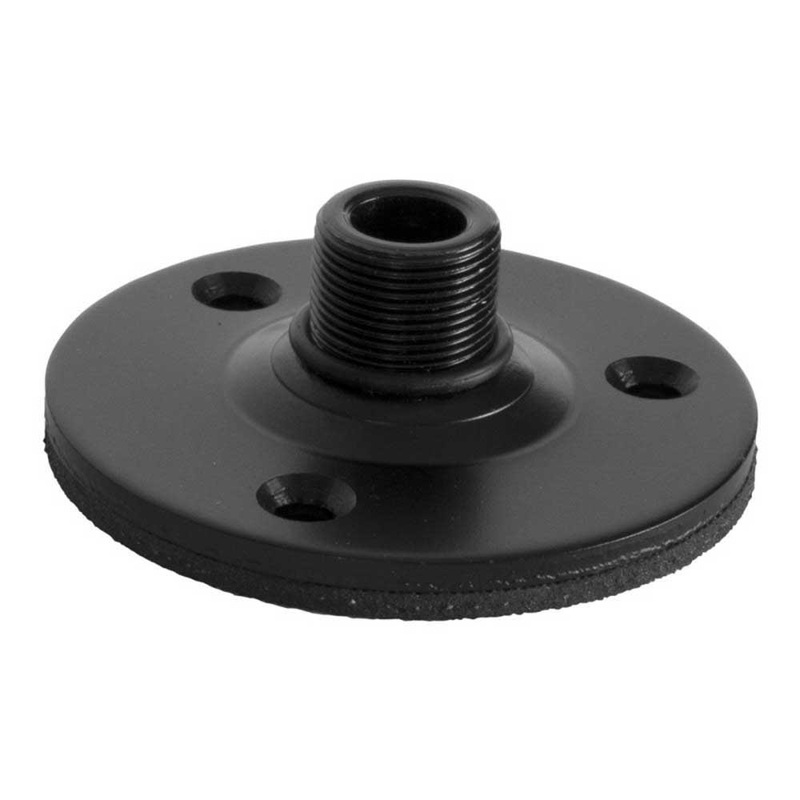 On-Stage – TM08B – Flange Mount with Pad – Black
