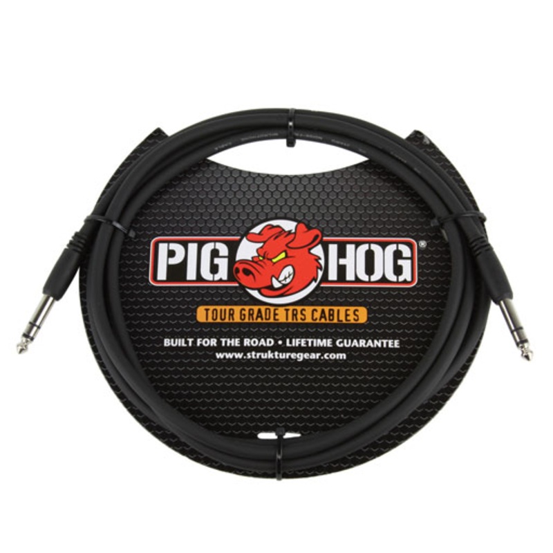 Pig Hog PTRS06 Straight to Straight Instrument Cable – 6 ft.