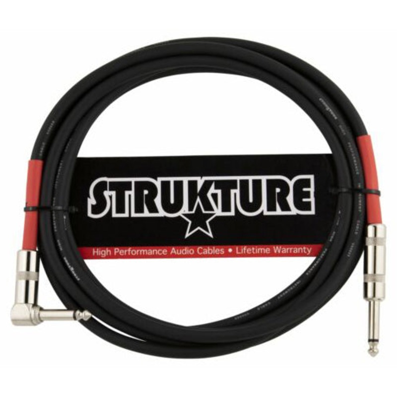 Strukture PRO107GR Straight to Angle Instrument Cable – 10 ft.